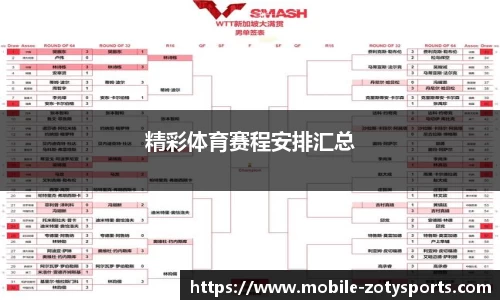 精彩体育赛程安排汇总